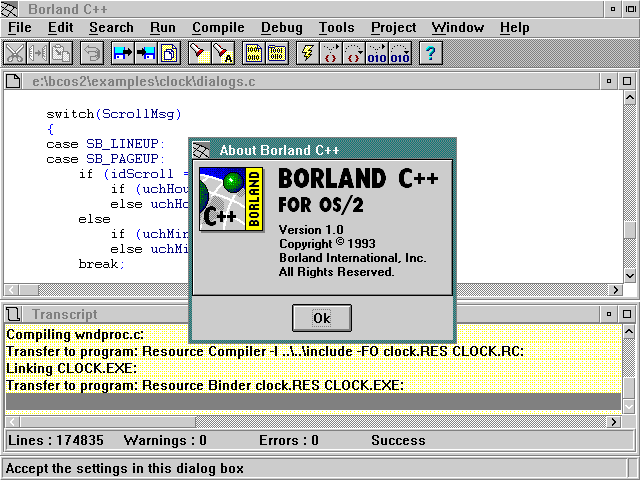 borland c++ 5.02 for
